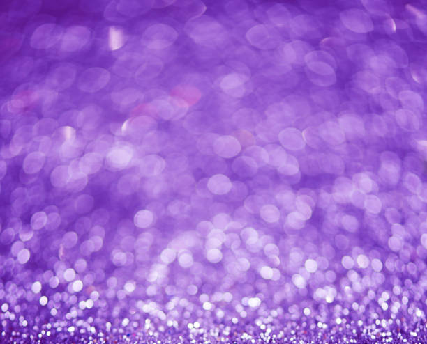 istock Lilac or violet bokeh background of glitter lights 978241768