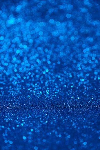 istock Blue bokeh background of glitter lights 978241982