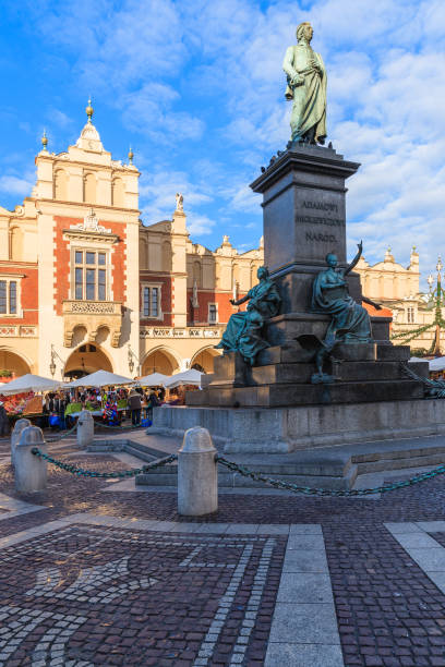 istock Cloth Hall building and Adam Mickiewicz statue in Krakow, Poland 978246270