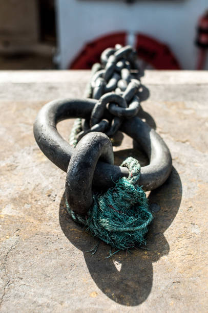 istock Port with boats, pulleys, ropes, hulls 978250440