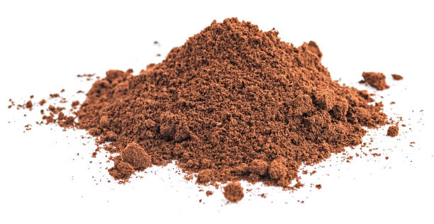 istock Pile of ground coffee isolated 978304532