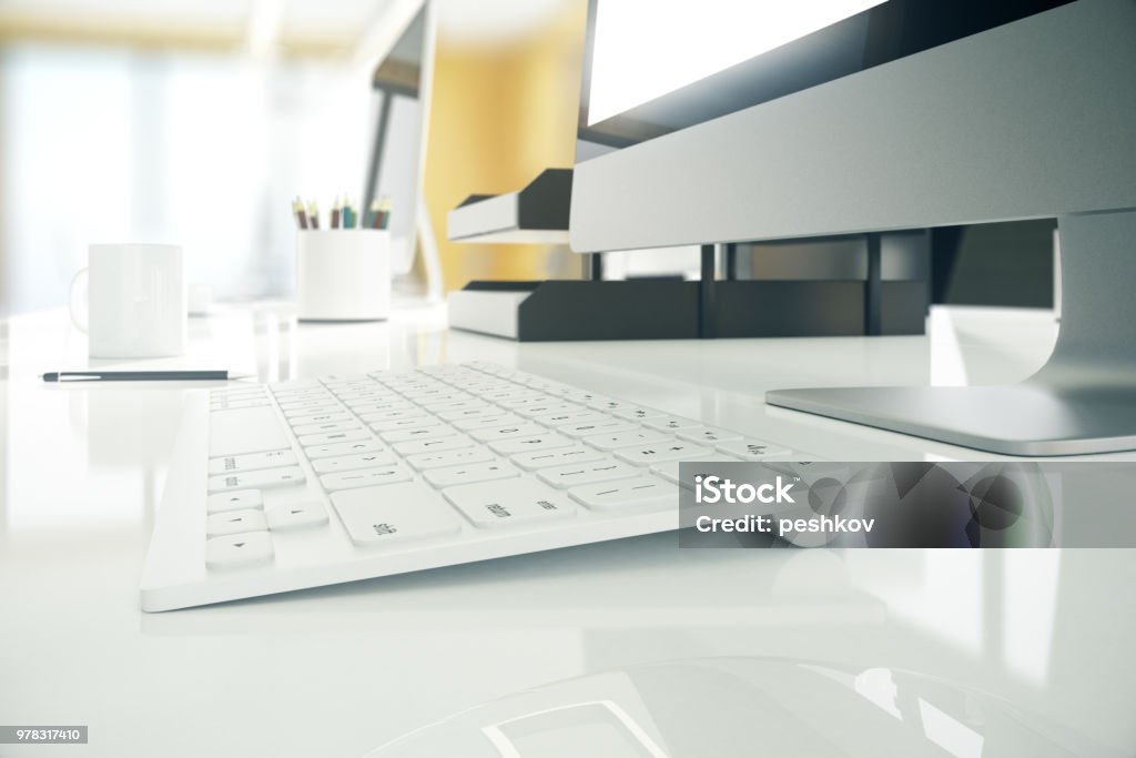 Close Up Picture Keypad Computer White Computer Keypad Stock Photo - Download Image Now - Blank, Border ...
