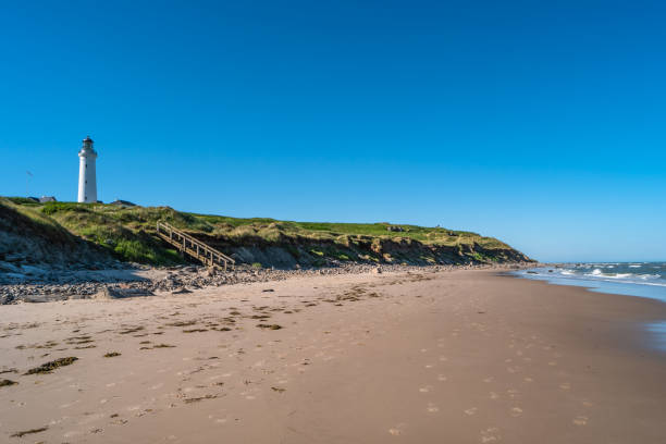 istock Seashore, beach and lighthouse in Hirtshals, Denmark 978333456