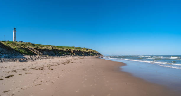 istock Seashore, beach and lighthouse in Hirtshals, Denmark 978333886