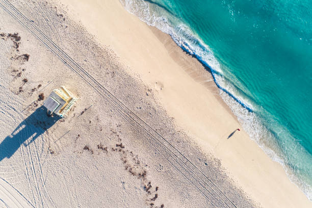 istock Aerial View Of Beach With Blue Waters 978353228