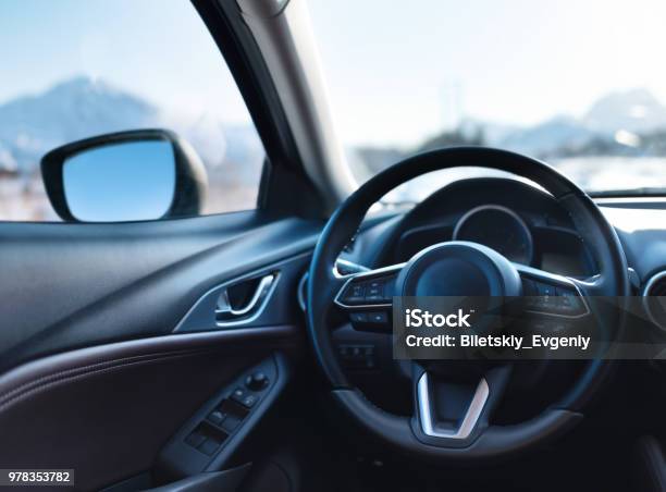 Car Inside Composition Concept And Idea Of Transportation Stock Photo - Download Image Now