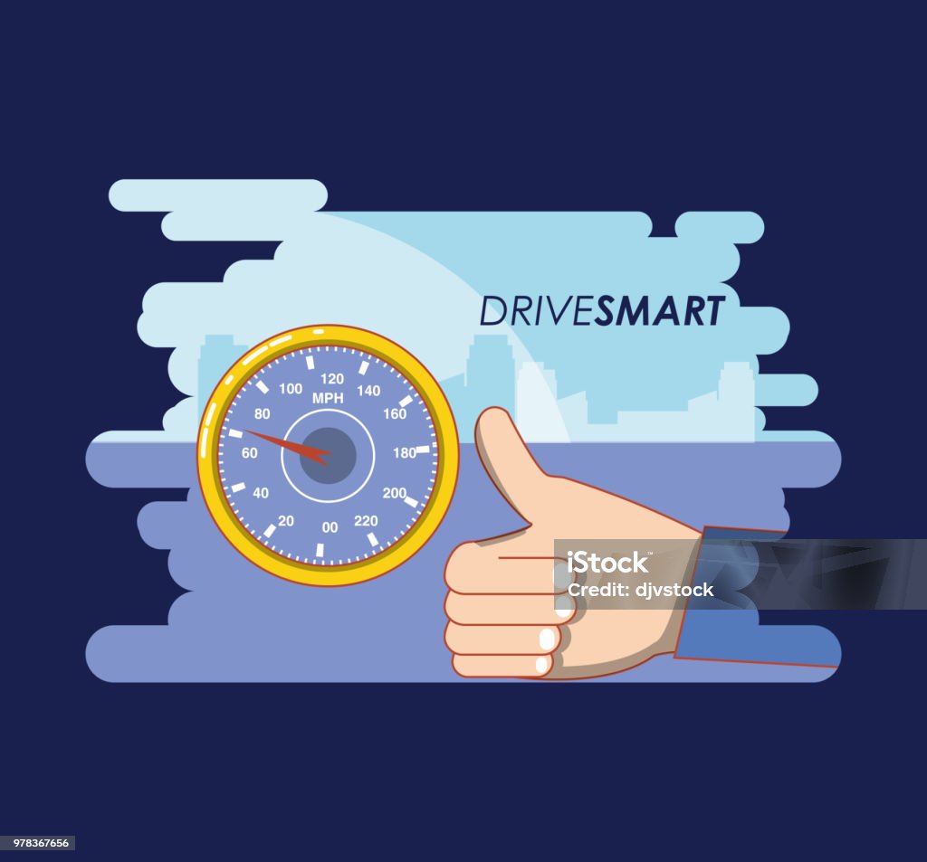 Drive Approach Label Drive Smart Campaign Label Stock Illustration - Download Image Now - At ...