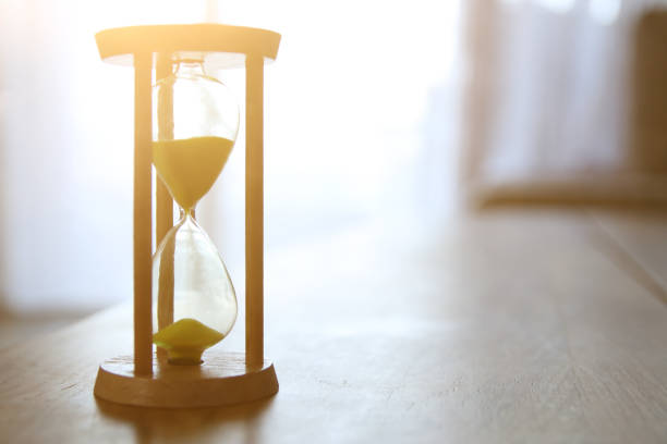 istock Hourglass as time passing concept for business deadline. 978367770