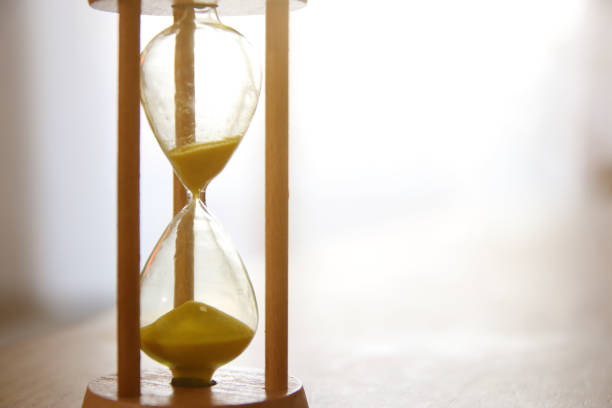 istock Hourglass as time passing concept for business deadline. 978367988