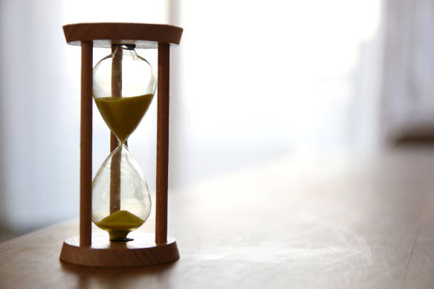 istock Hourglass as time passing concept for business deadline. 978367994