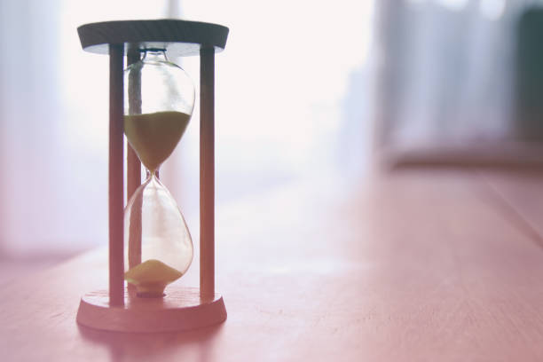 istock Hourglass as time passing concept for business deadline. 978371788