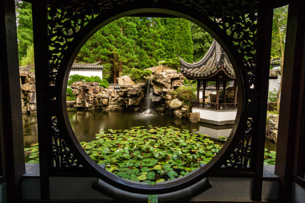 istock Chinese garden Lake around 978374560