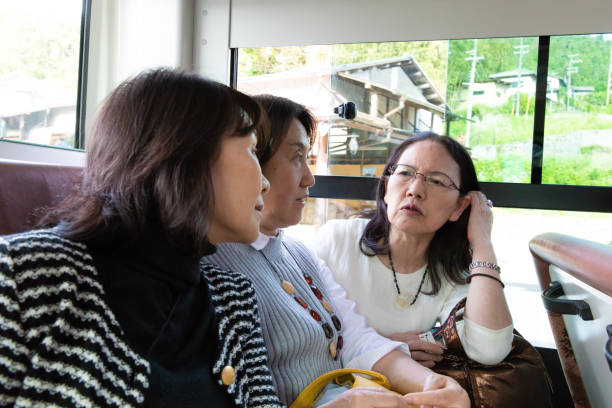 istock Senior women traveling by bus 978387126