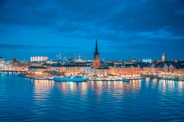 istock Stockholm skyline panorama in twilight, Sweden 978389878