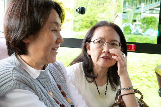 istock Senior women traveling by bus 978399092