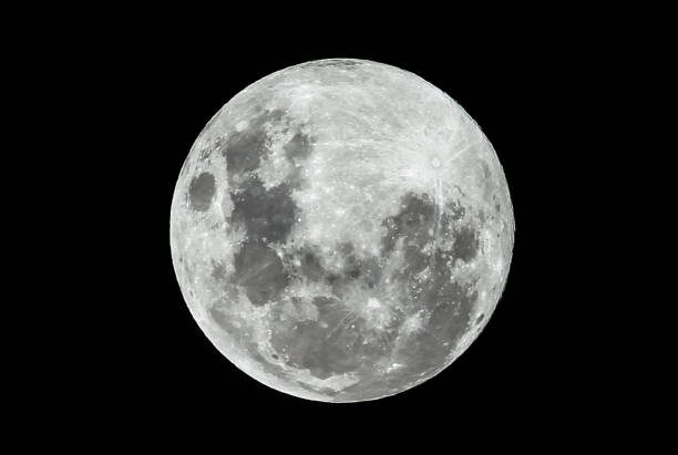 Full Moon on a Clear Night The full moon as seen on a clear night. meteor photos stock pictures, royalty-free photos & images