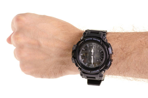istock Sports man's watch in hand 978411546