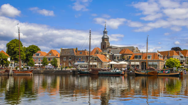 istock Harbor panorama in historic dutch village 978416870