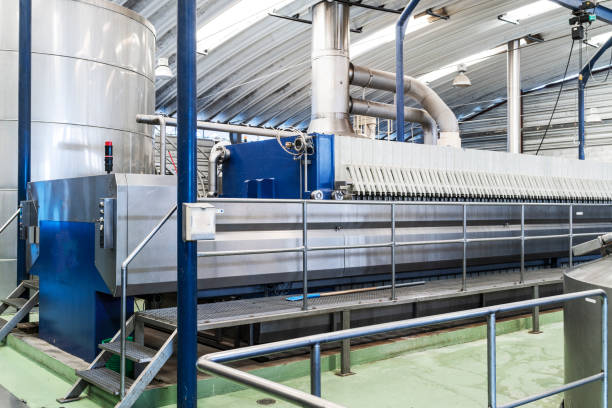 istock Indoor view of beverages factory. 978430060