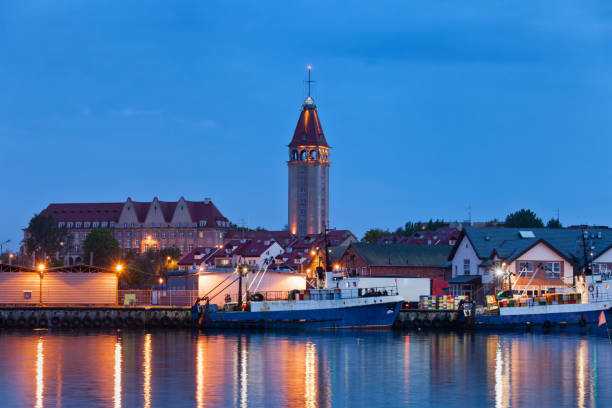 istock Wladyslawowo Town Skyline at Night 978432578