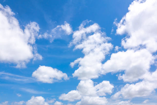istock Azure sky or sky blue and clouds on daytime of sunlight 978450424