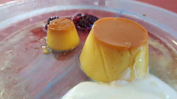 istock Creme Caramel in a dish with cream 978453374