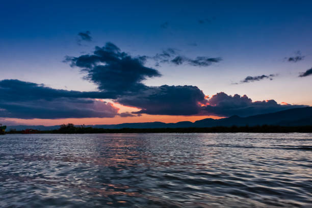 istock A sunset over the Inle Lake 978454450