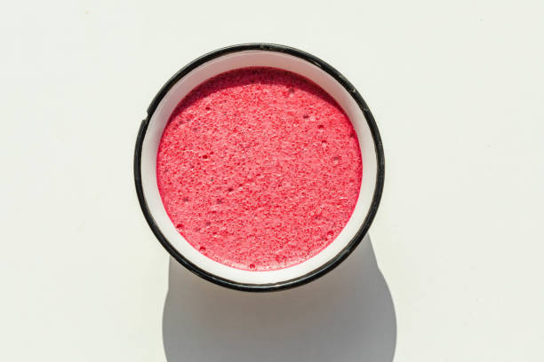 istock Whipped cranberry semolina porridge 978469944