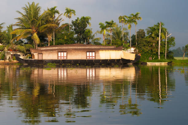 istock Tourist houseboat on backwaters, Kerala, India 978484712
