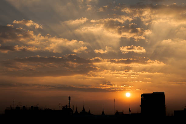 istock Sunset in Bangkok. Beautiful sky in the evening. 978499084