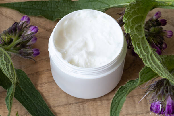 istock Comfrey cream with fresh symphytum plant 978508160