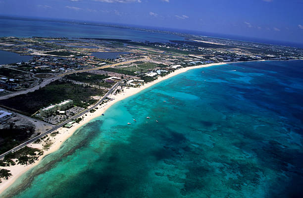 Cockburn Town beach view, Grand Turk, Turks and Caicos Islands