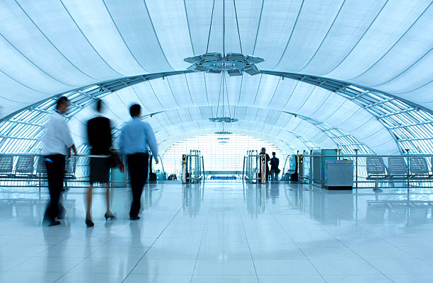 istock Walking people in airport 97851632