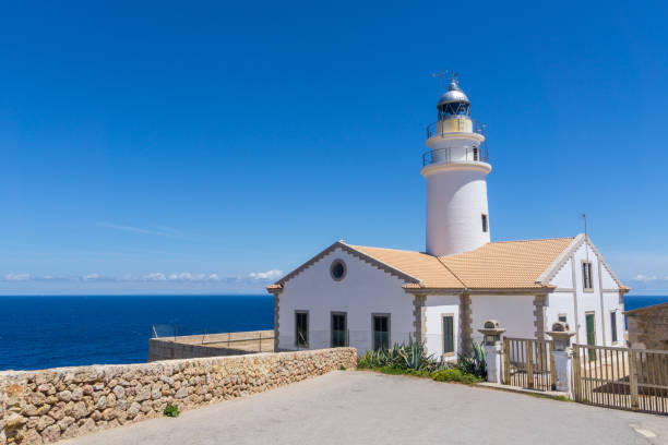 istock Mallorca, Ancient lighthouse of cape capdepera frontal view at daytime 978525482