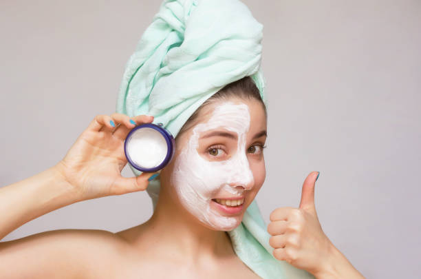 istock Woman face skin care. 978532560
