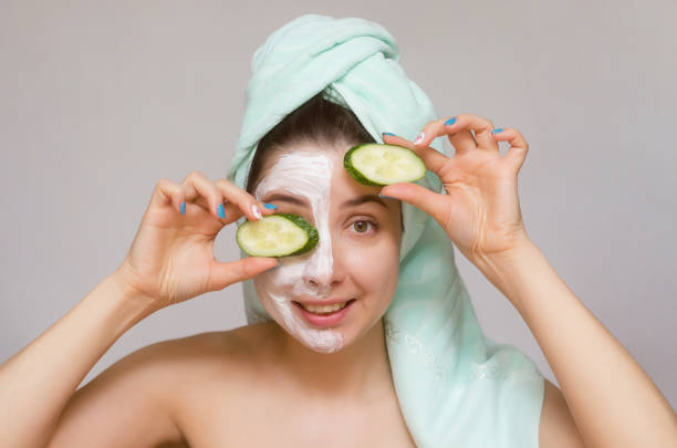 istock Woman face skin care. 978534648