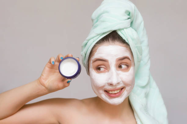 istock Woman face skin care. 978535052