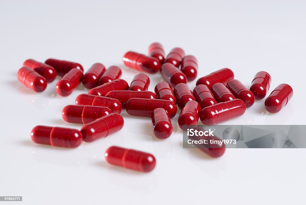 Capsule on the table  Capsule - Medicine Stock Photo