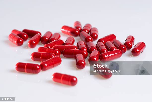 Capsule On The Table Stock Photo - Download Image Now - Capsule - Medicine, Color Image, Healthcare And Medicine