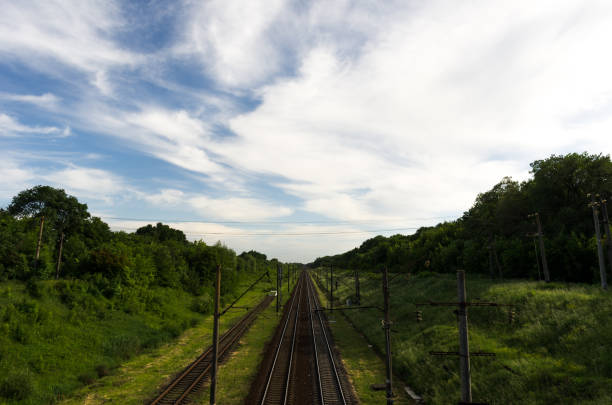 istock The leading road. Railway. A long way. 978548488