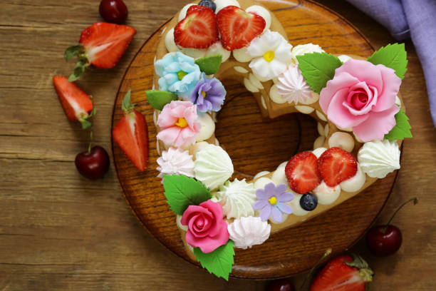 istock Honey cake with mascarpone cream 978549362