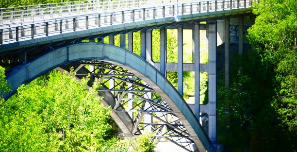 Aluminum bridge in Saguenay