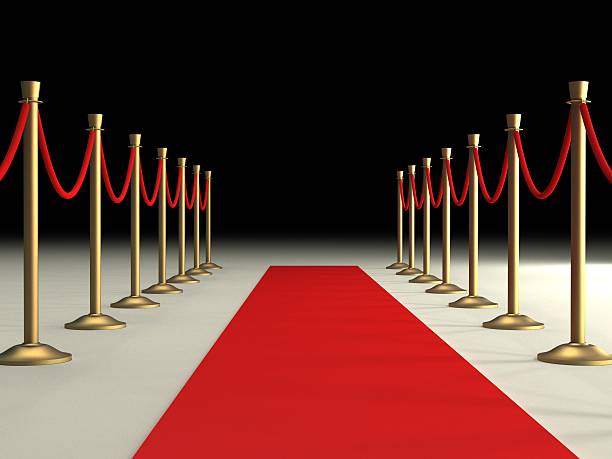 istock Velvet Ropes and Red Carpet 97856030