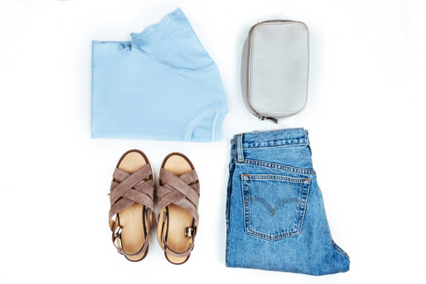 istock Stylish female clothes set. 978562706