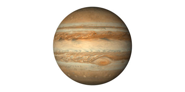 Jupiter planet white background Jupiter planet white background https://svs.gsfc.nasa.gov/12021 made with ADOBE AFTEREFFECT jupiter stock pictures, royalty-free photos & images