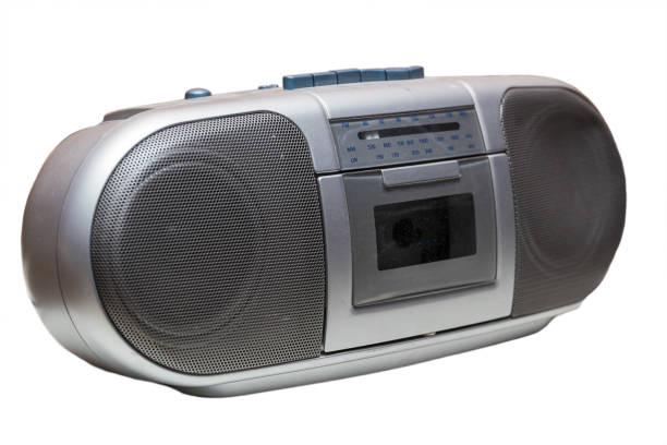 istock Old cassette Boombox isolated on white 978567464