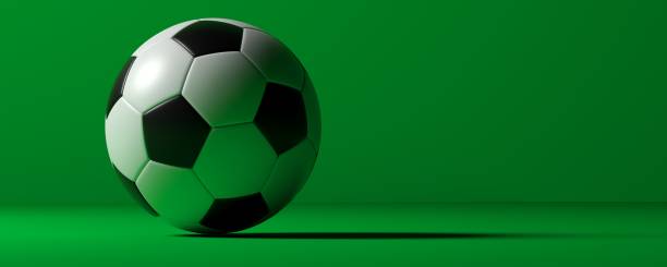 istock soccer ball on grass on green isolate background 978568186