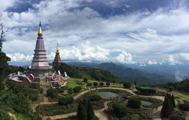istock Chedi temple at Doi Inthanon, Chiang Mai, North Thailand 978574436