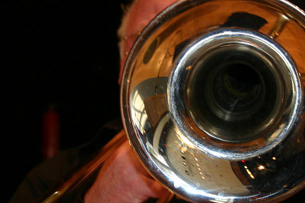 코넷 - close up musical instrument trumpet valve 뉴스 사진 이미지