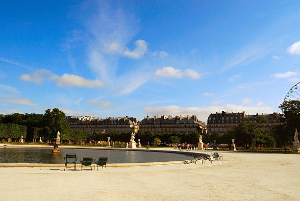 istock Sky fountain and the pond 97859184